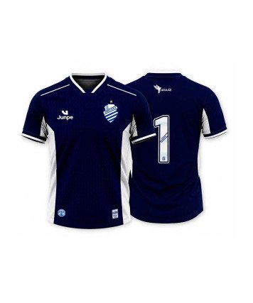 CAMISA DE JOGO CSA GOLEIRO AZUL AMARINHO INFANTIL 
